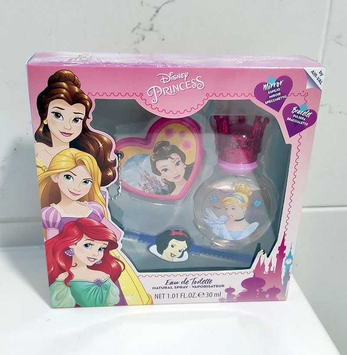 Disney Princess Kit: Eau de Toilette + Espelho + Pulseira