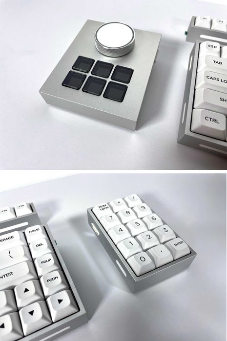 TMICE X Модульна механічна клавіатура Akko Cream Yellow Switches