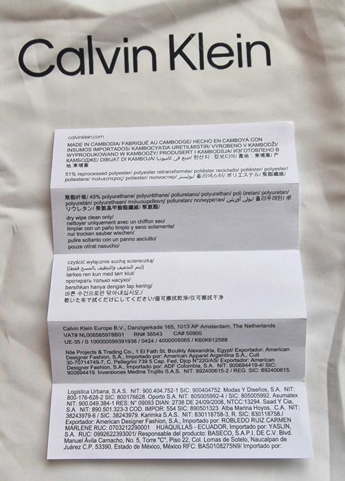 Malote Calvin Klein Soft Sculpt bordô - novo, com etiqueta e dust bag