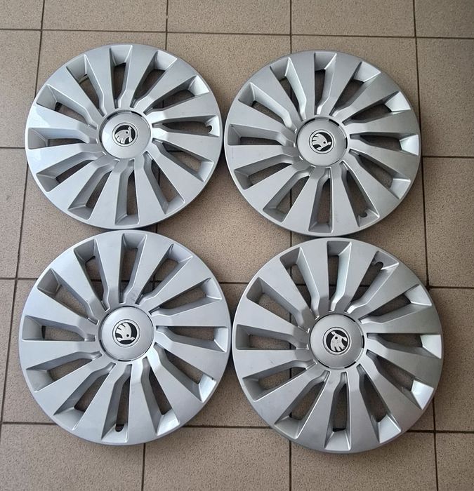 Kołpaki 16 Skoda - Oryginał. Komplet 4szt.