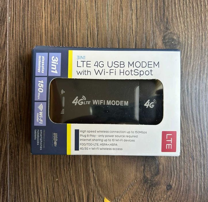 Роутер 4G LTE USB‑модем с Wi‑Fi под SIM вайфай роутер для интернета