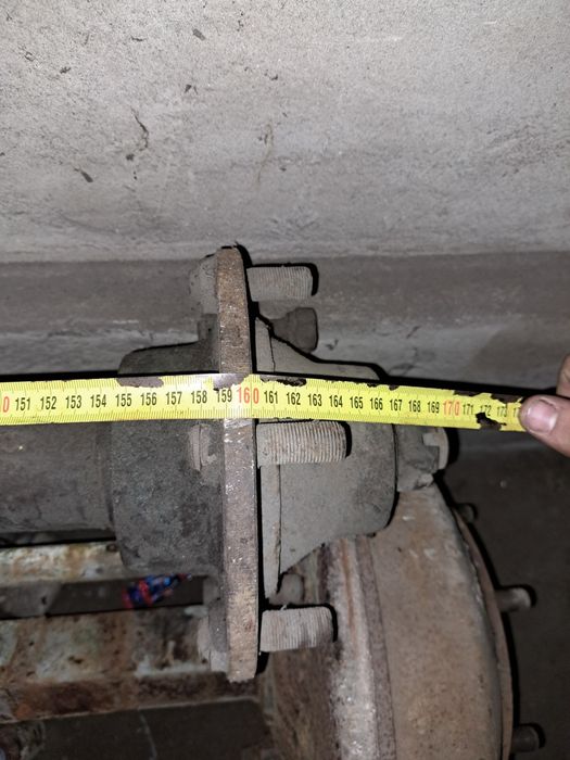 Oś do przyczepy  d44 d45 d35 d34 d43