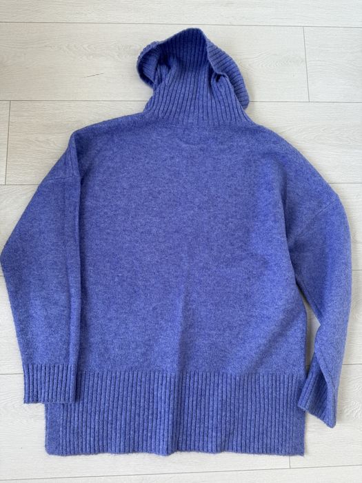 Fioletowy golf sweter z perelkami Mohito r.S