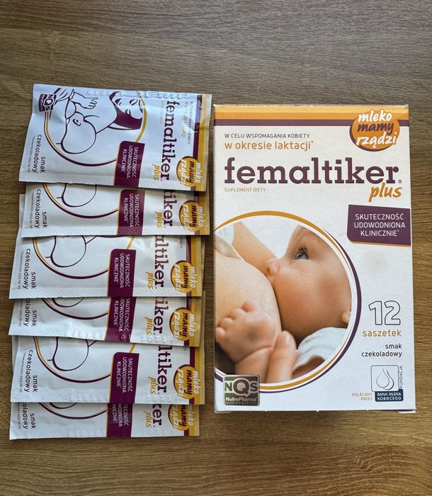 Femaltiker Plus smak czekoladowy 6 saszetek wsparcie laktacji