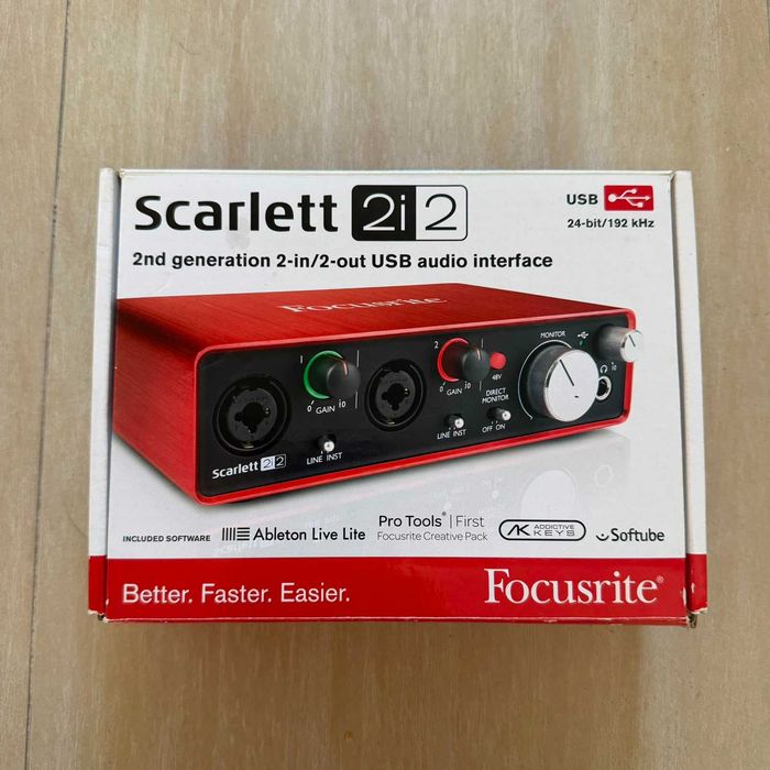 Interface Focusrite Scarlett 2i2