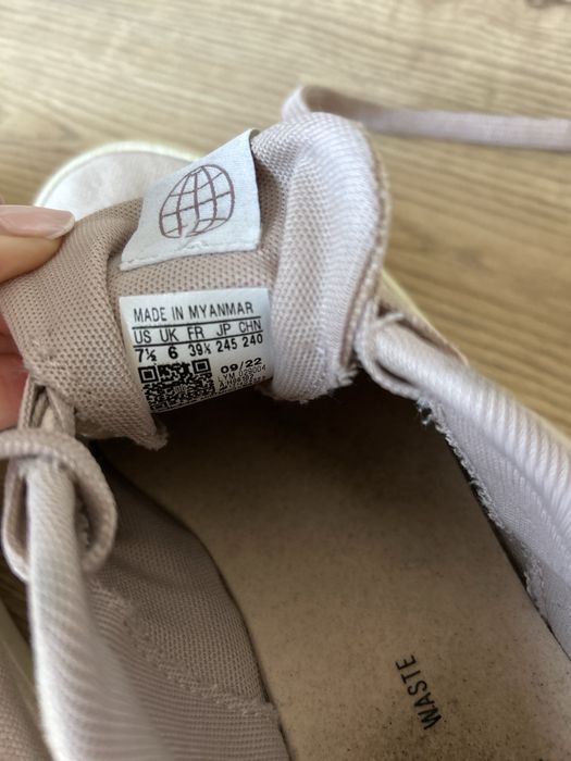 Buty damskie Adidas trampki pudrowy róż/beż