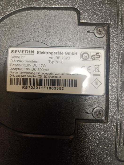 Робот-пилосос Severin