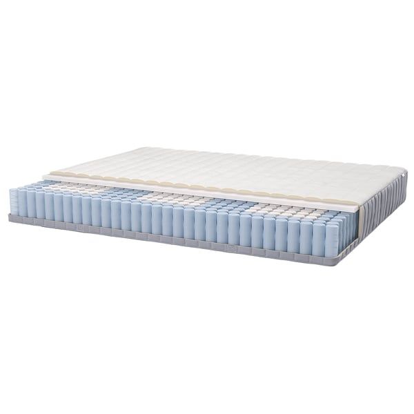 IKEA Cama MALM Preta+ Colchão VALEVÅG (90x200) + Gaveta de arrumação Inferior.