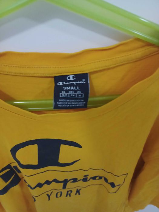 T-Shirt Champion - Mostarda - S - Como Nova