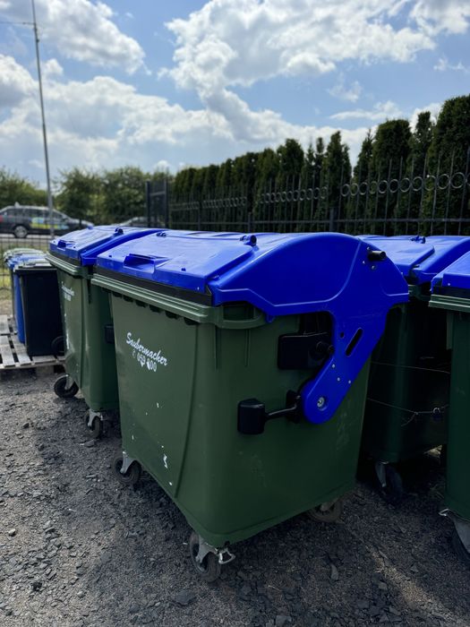 Контейнер для сміття 1100л. Бак для ТПВ. Євроконтейнер для сміття 1.1м