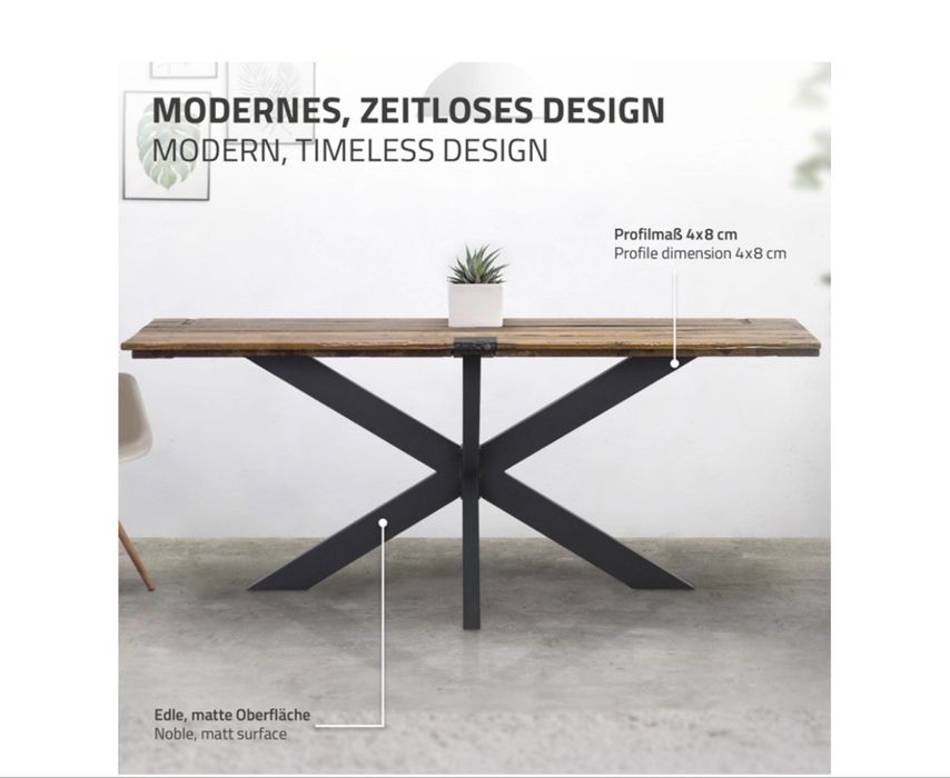 Perna de mesa industrial ML-Design