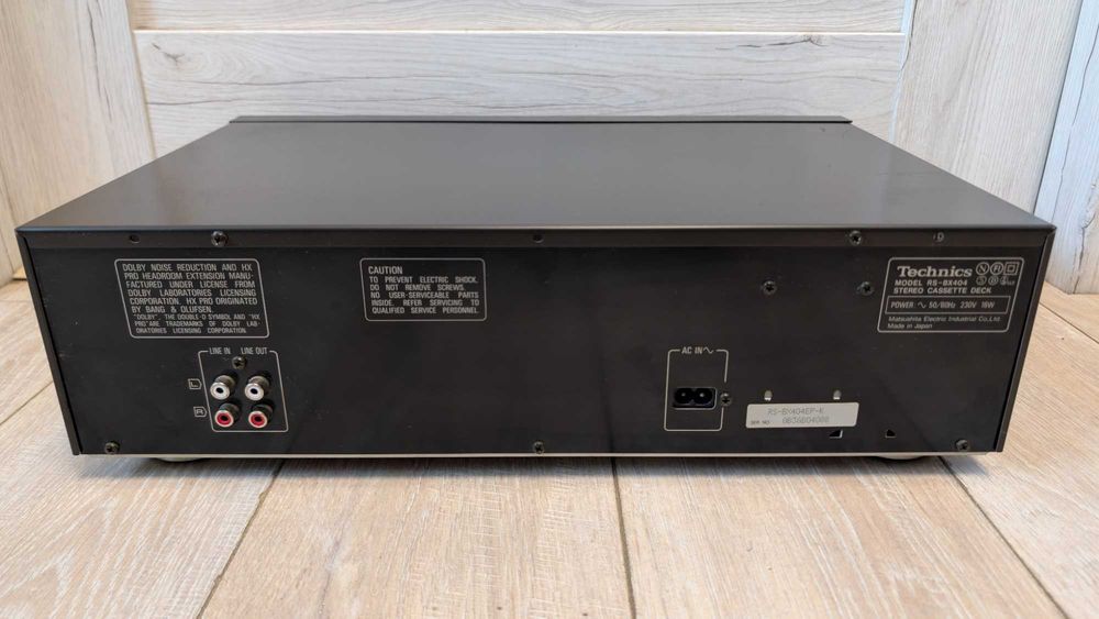 Magnetofon Kasetowy Technics RS-BX 404 ! 100 % Sprawny ! OKAZJA !
