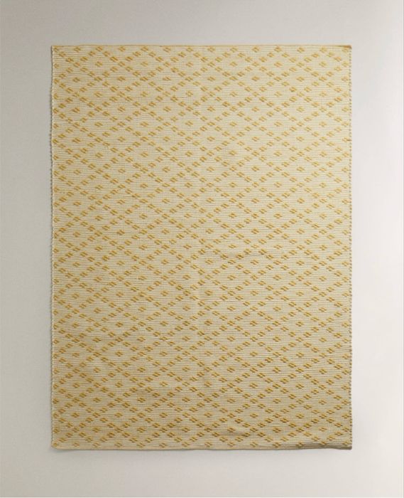 (150x200 CM) Tapete Algodão E Lã Entrançado Zara Home NOVO