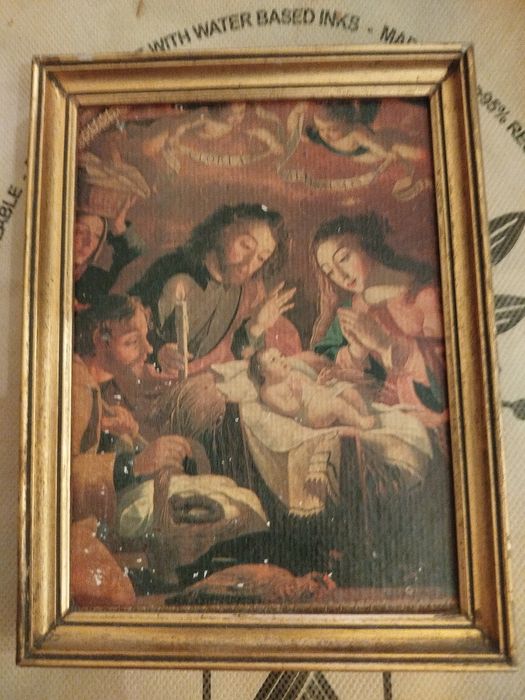 Lote de 6  Quadros Vintage / Réplicas de Arte Clássica e Sacra dos Anos (Anos 50 /casa das molduras)