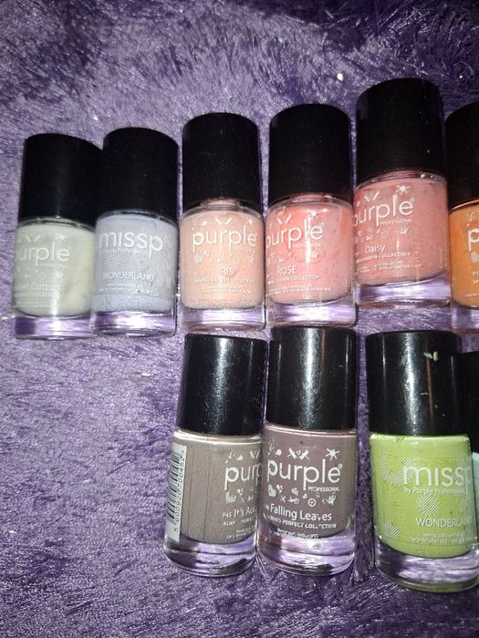 19 Vernizes purple cheios  e novos