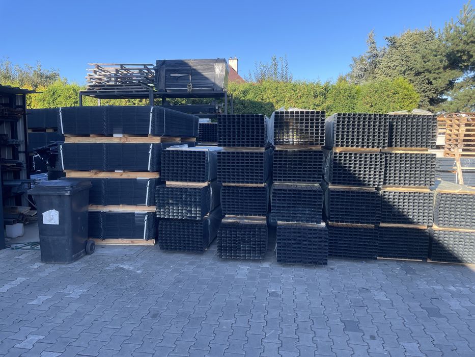 Słupki 60x40 2,3m PACZKA 100szt Grafit Antracyt Czarny 230cm