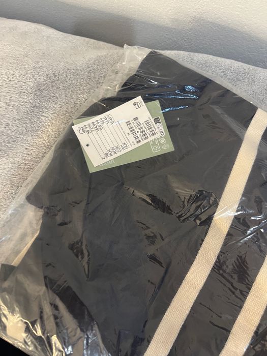 Sweter / golf w paski granatowy / kremowy nowy