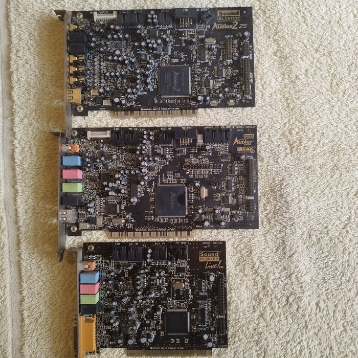 Продам профессиональные звуковые карты Creative