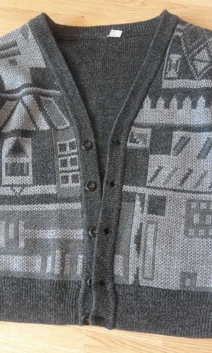 sweter meski na guziki rozpinany XL