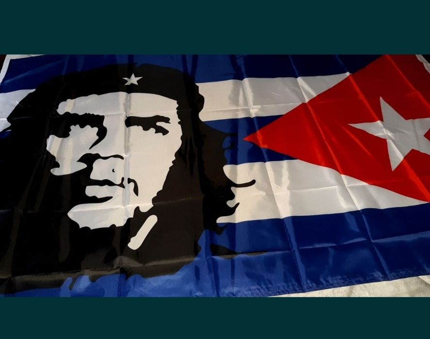 Bandeira Cubana Che Gueva Nova Na Embalagem