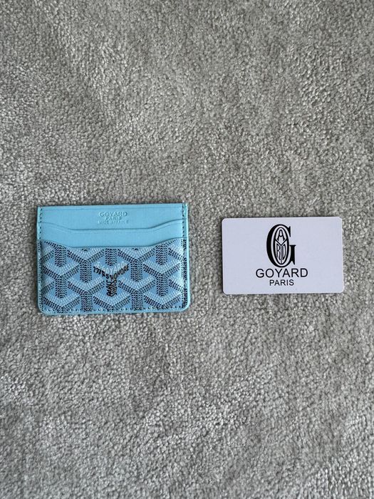 Carteira azul ciano Goyard nova