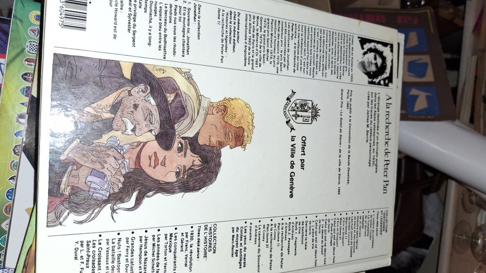 Cosey a la recherche peter pan I e II bd Suíça
