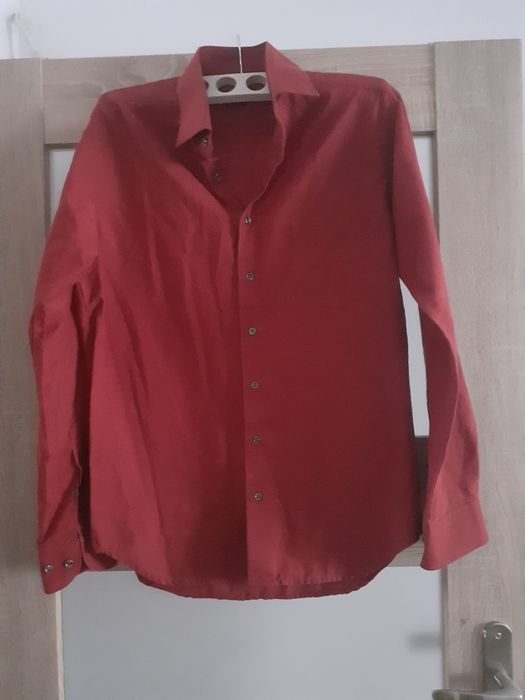 Koszula męska, roz. M, slim line, 100% bawełny, Renato  Cavalli