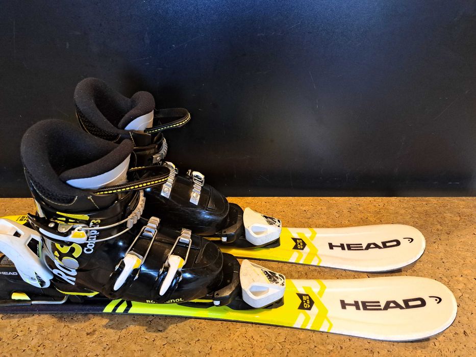 komplet narty HEAD Supershape TEAM 77 cm + buty Rossignol 31 -32