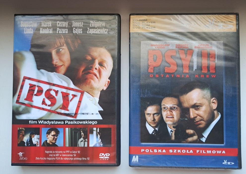 Psy(dvd)+ Psy ll(vcd)- zestaw filmów