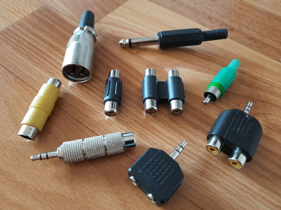 Перехідники/розʼєми/дроти/аудіо/відео/ПК