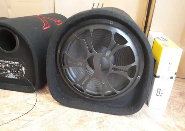 Активный сабвуфер. Бочка. Колонка. Самбуфер в машину. сабуфер в машину