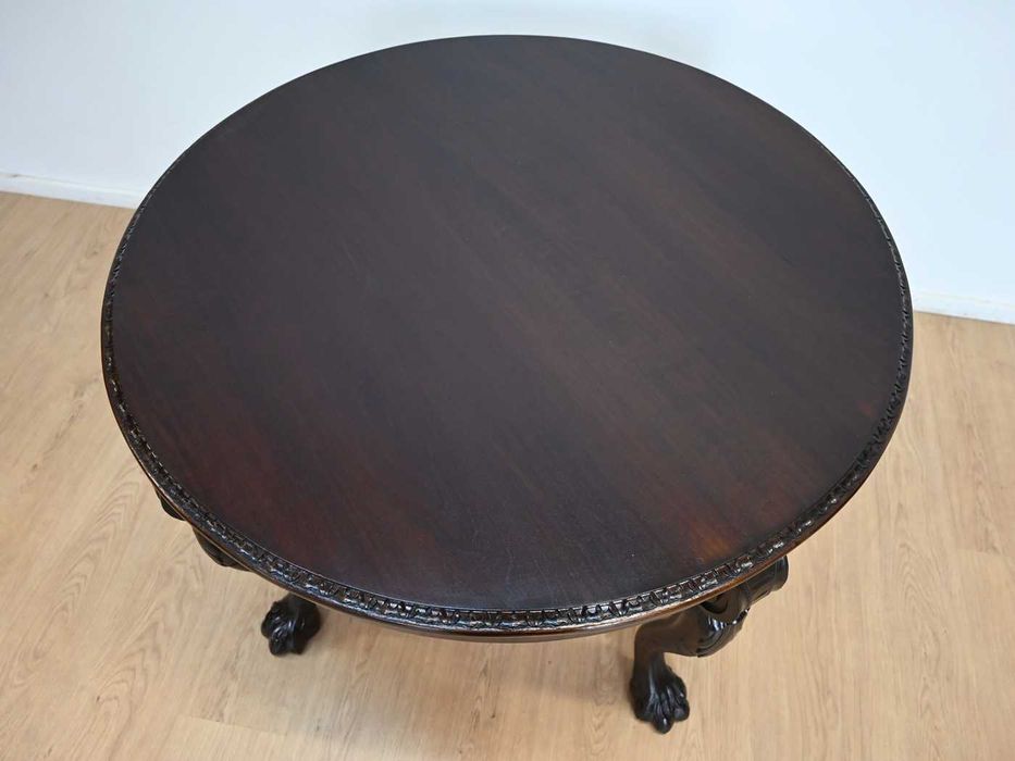 orzechowy stół na lwich łapach 021603