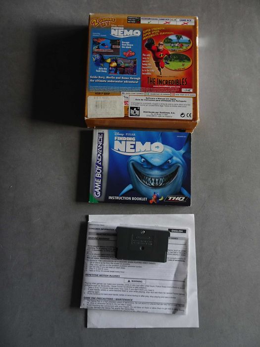 Game Boy Advance Game: 2 Games in 1 – Finding Nemo & The Incredibles64751957528705121