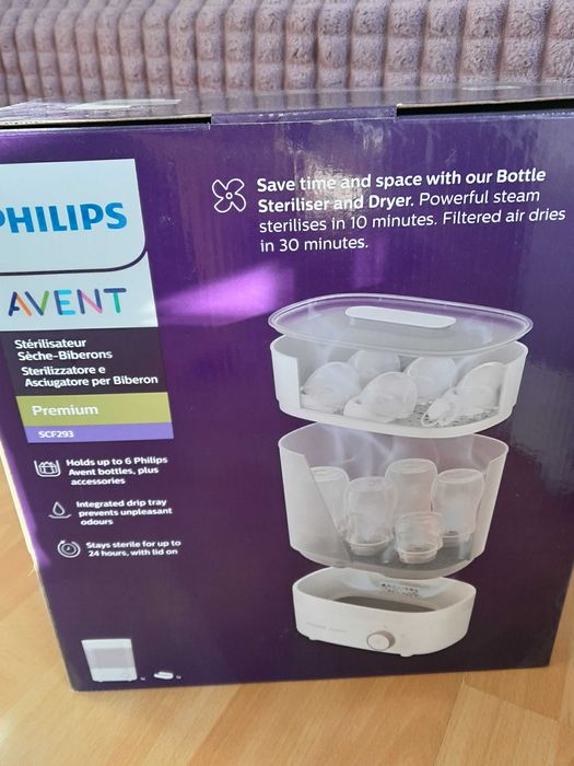 avent  scf 293 używany Elektryczny sterylizator i suszarka do butelek