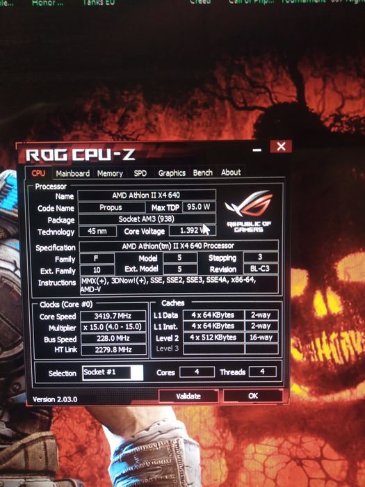 Комп'ютер чотирьох ядерний AMD Athlon II X4 640 3.0 GHz