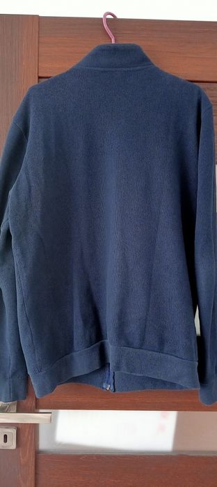 Bluza meska, ze stójką, xl, granatowa, na zamek