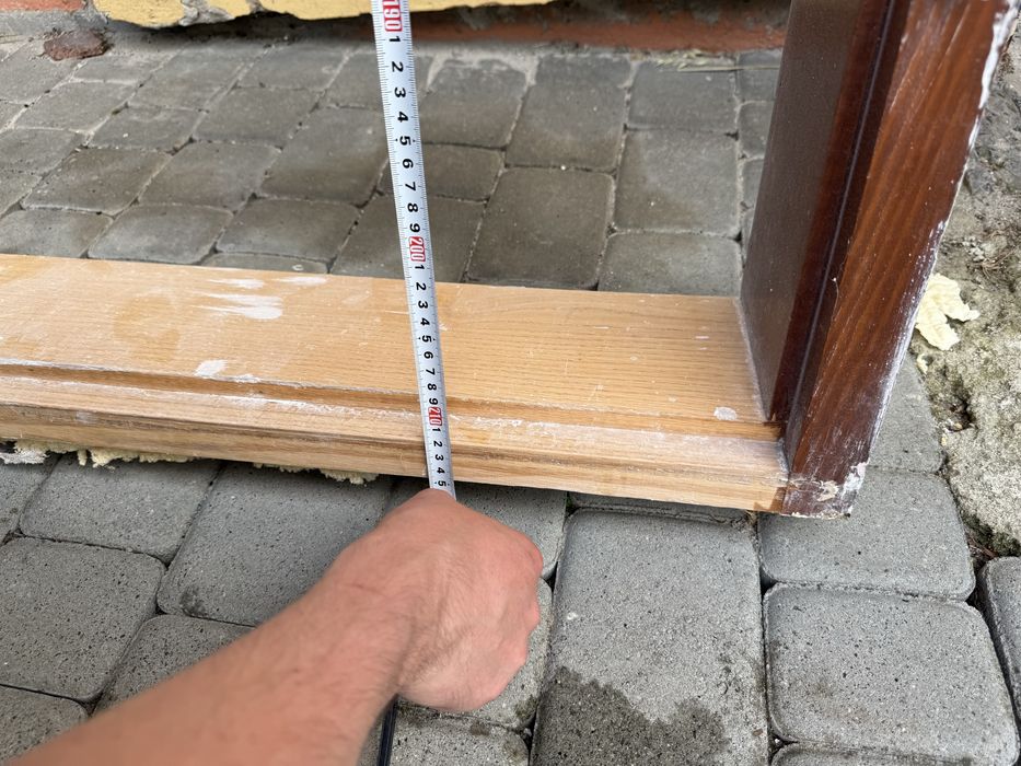 Двері деревяні  з коробкою б/у