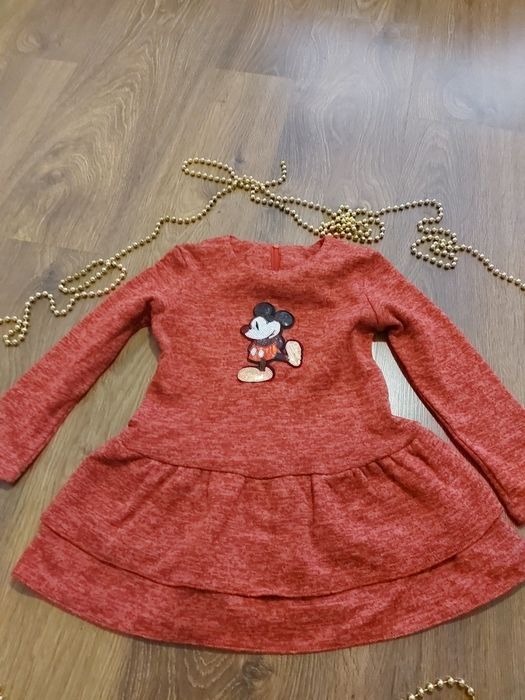 Тепленьке платтячко на флісі