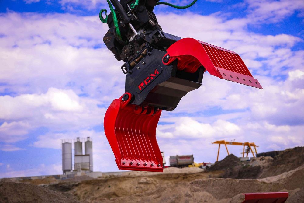 RCM SG  CHWYTAK sortujący - wyburzeniowy RCM SG szczęki Hardox