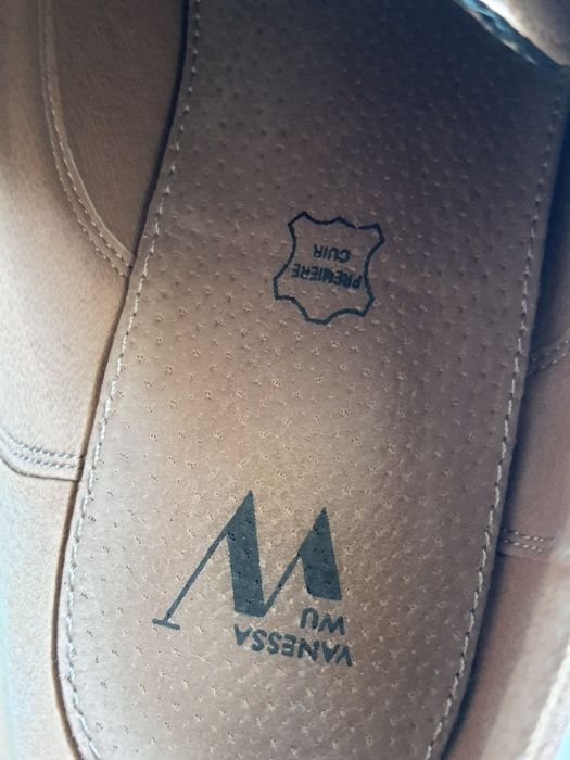 półbuty Oksfordki sznurowane - SKÓRA naturalna