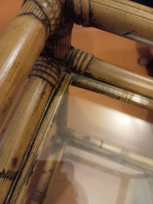 Carrinho de chá em bambu