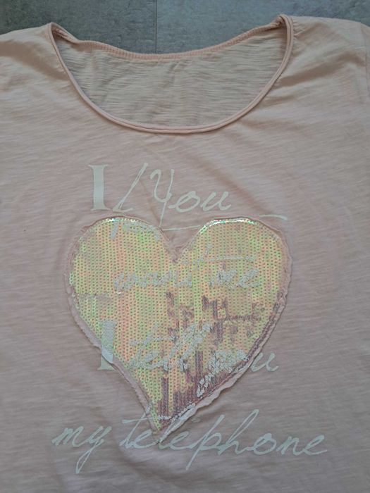 Bluzka pudrowy róż