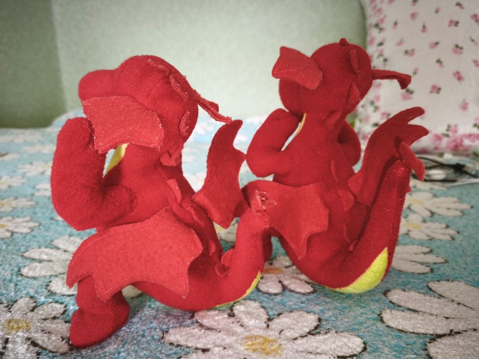 Два дракона близнеца, пара