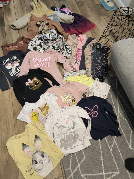 Paczka ubrań 110/116 dziewczynki