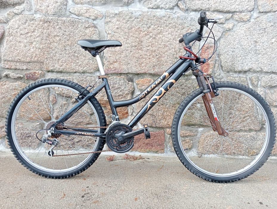 Bicicleta para mulher um criança