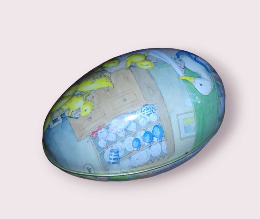 Великоднє Яйце Декор Пасхальное Яйцо Жестяная банка коробка шкатулка