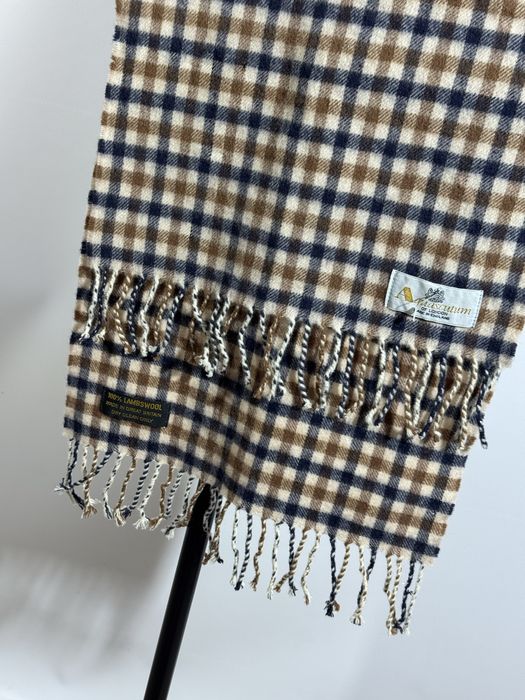 Шарф шерстяний Aquascutum burberry barbour оригінал 135x30