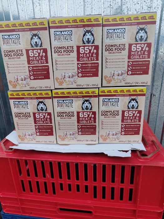 Saszetki Orlando pies PureeTaste 144x100g mix