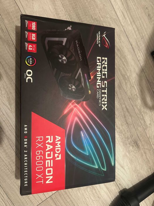 RX6600XT 8 GB rog-strix Strzelno • OLX.pl