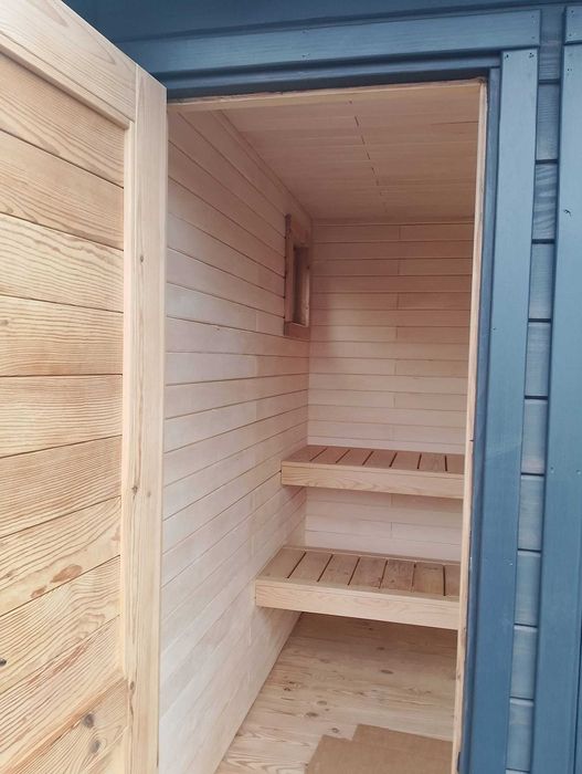 Sauna Ogrodowa 3,1x2,7 m z panoramicznym oknem